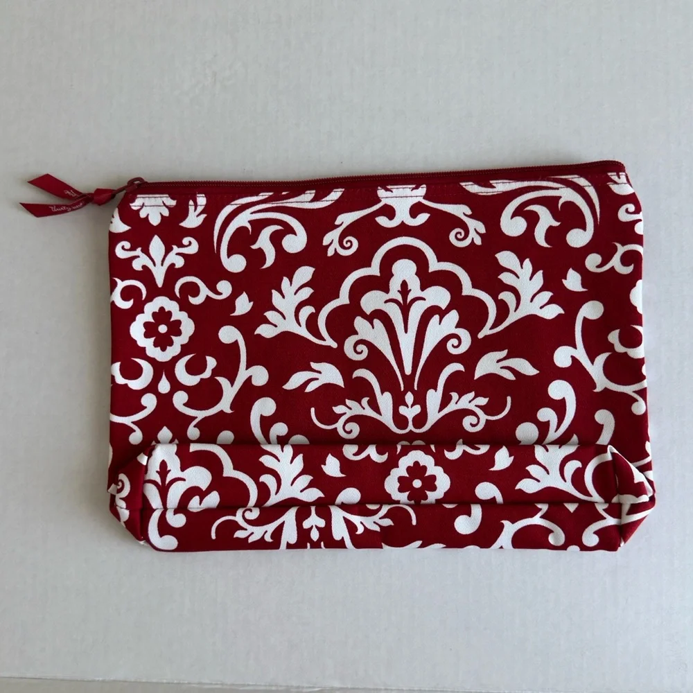 Thirty One Gifts Red Parisian Pop Zipper Pouch